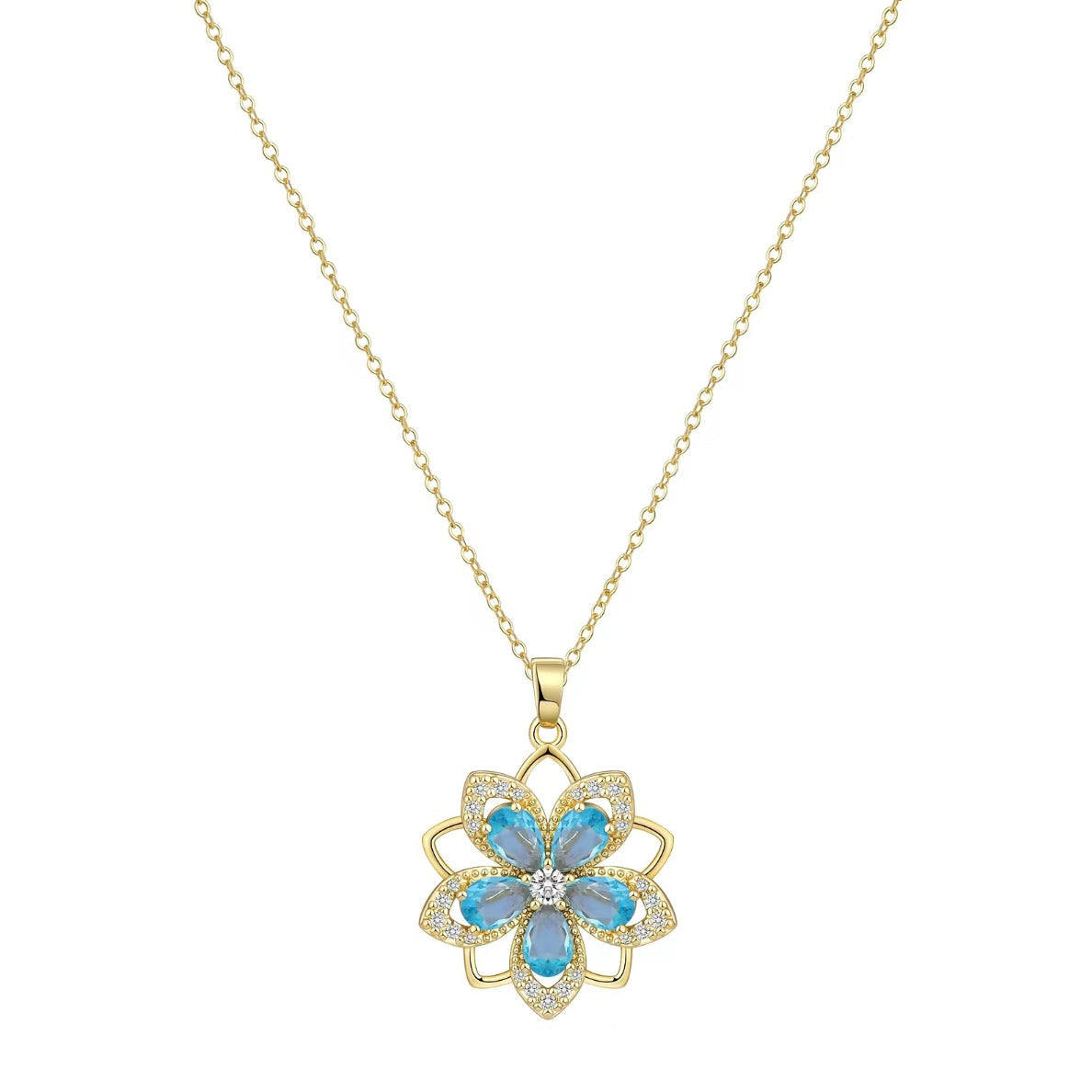 AWARE 14K Anxiety Birth Stone Necklace