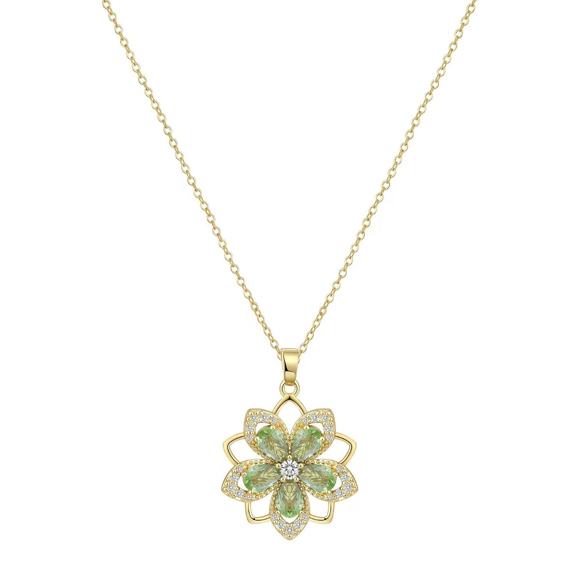 AWARE 14K Anxiety Birth Stone Necklace