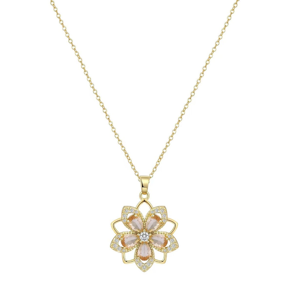 AWARE 14K Anxiety Birth Stone Necklace