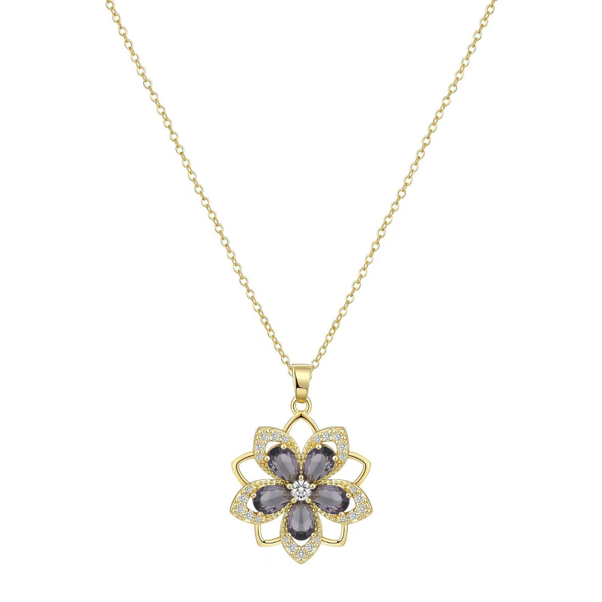 AWARE 14K Anxiety Birth Stone Necklace