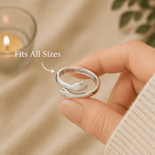 Always Together "HUG" Adjustable Ring