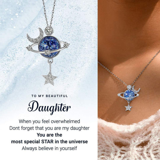 Moon & Stars Daughter Necklace